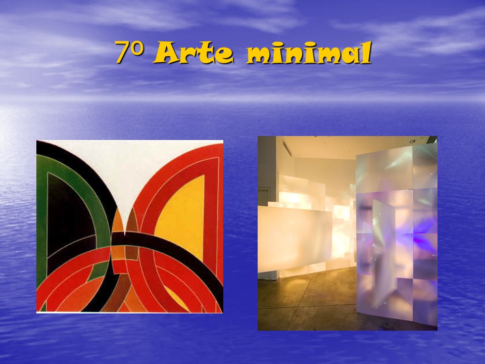 7º Arte minimal