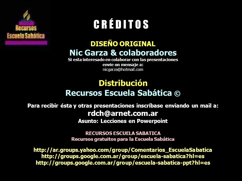 C R É D I T O S Nic Garza & colaboradores Distribución