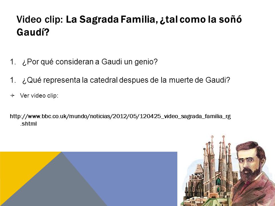 Video clip: La Sagrada Familia, ¿tal como la soñó Gaudí