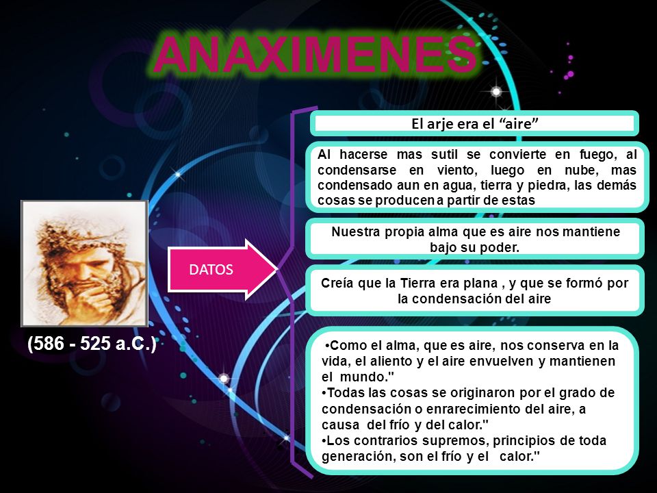 Nuestra propia alma que es aire nos mantiene bajo su poder.