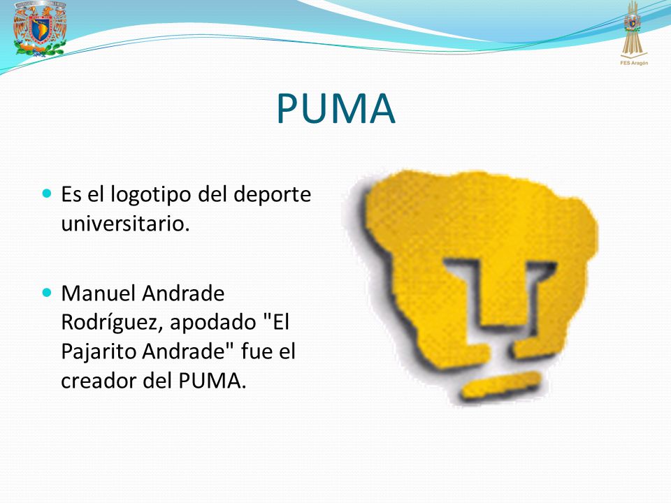 PUMA Es el logotipo del deporte universitario.