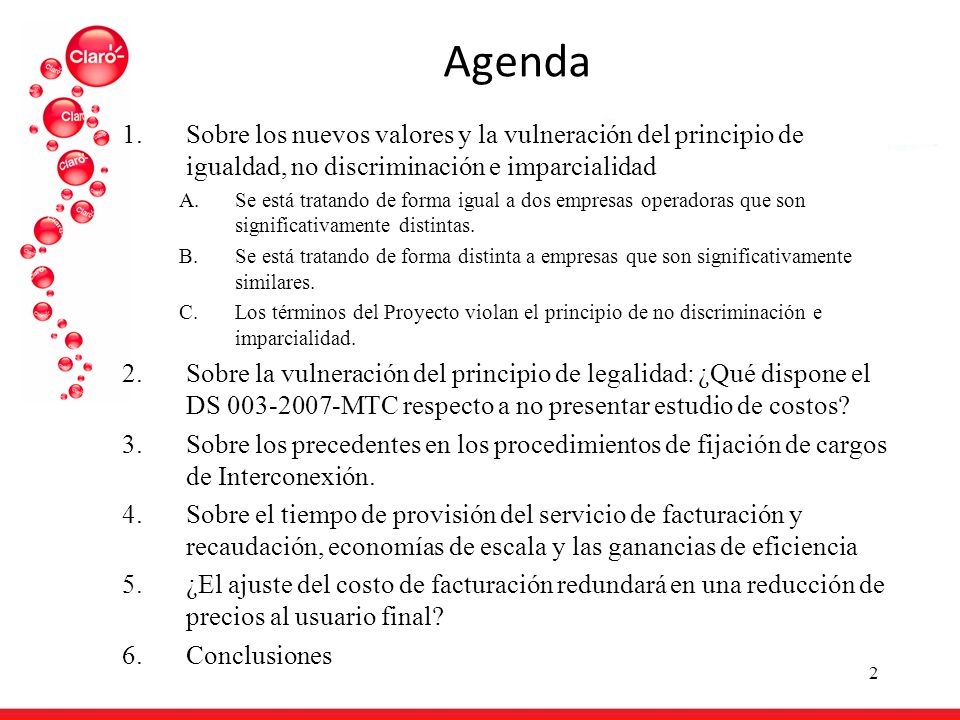 Agenda Sobre los nuevos valores y la vulneración del principio de igualdad, no discriminación e imparcialidad.