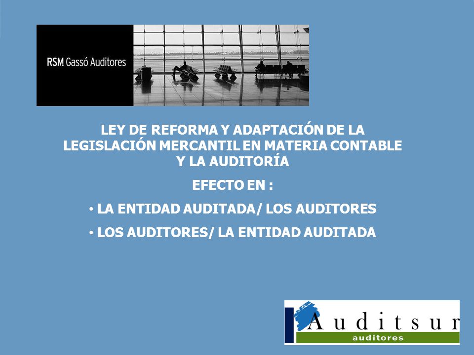 LA ENTIDAD AUDITADA/ LOS AUDITORES LOS AUDITORES/ LA ENTIDAD AUDITADA
