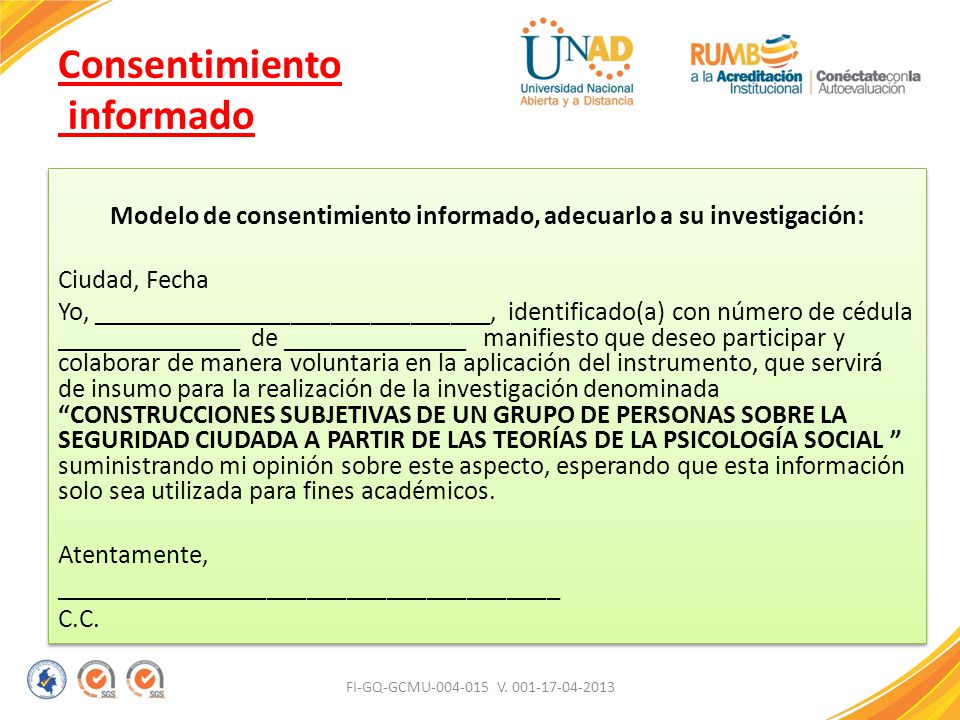 Consentimiento informado