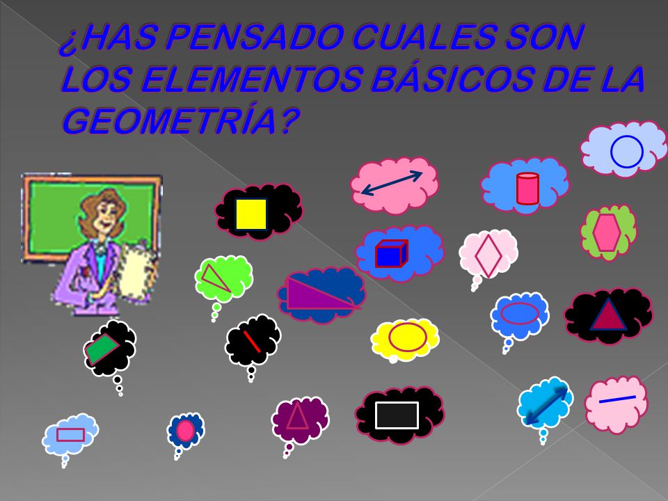 ¿HAS PENSADO CUALES SON LOS ELEMENTOS BÁSICOS DE LA GEOMETRÍA