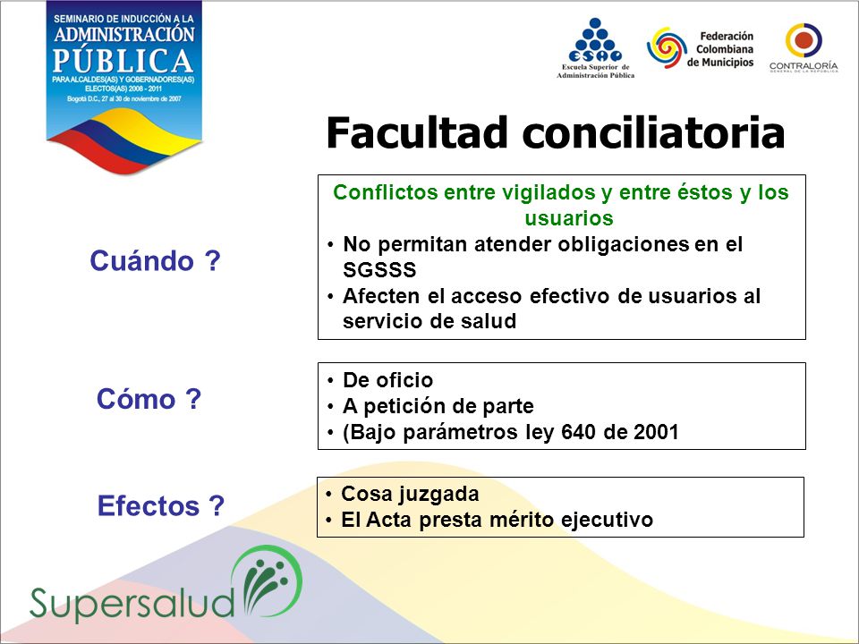 Facultad conciliatoria
