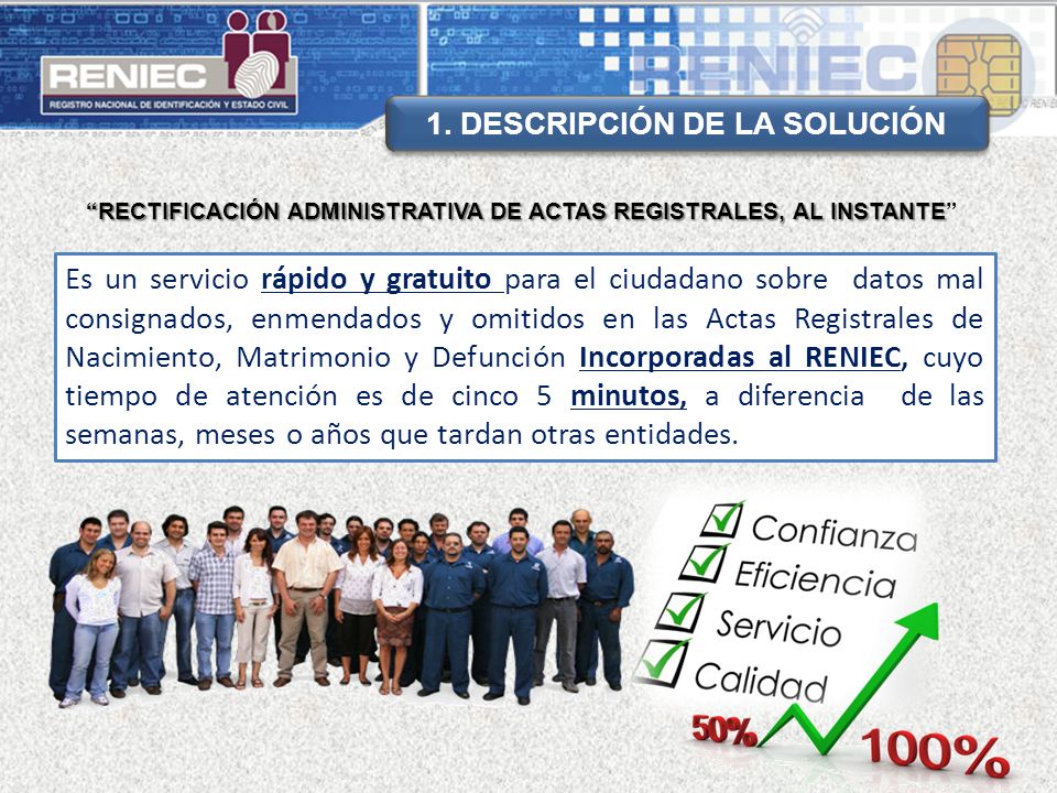 1. DESCRIPCIÓN DE LA SOLUCIÓN