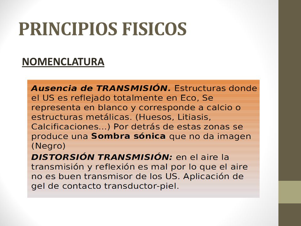 PRINCIPIOS FISICOS NOMENCLATURA