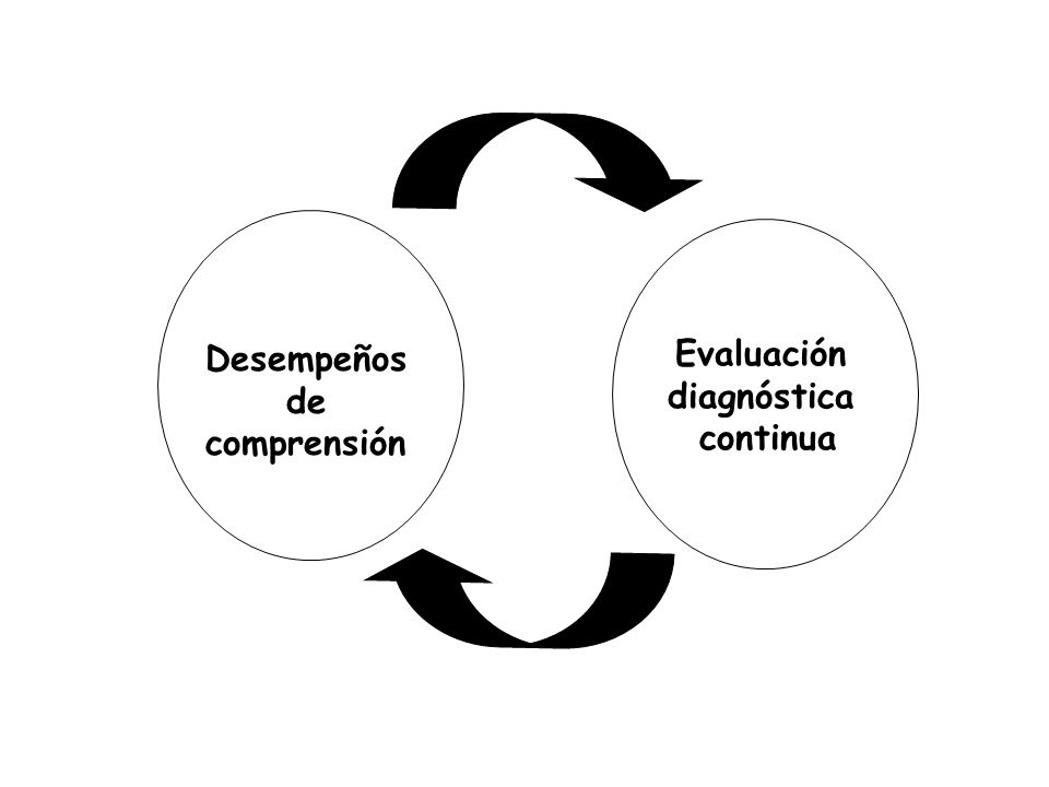 Desempeños de comprensión Evaluación diagnóstica continua
