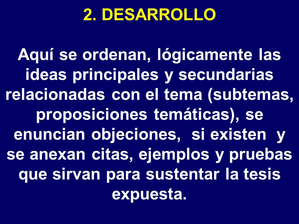 2. DESARROLLO