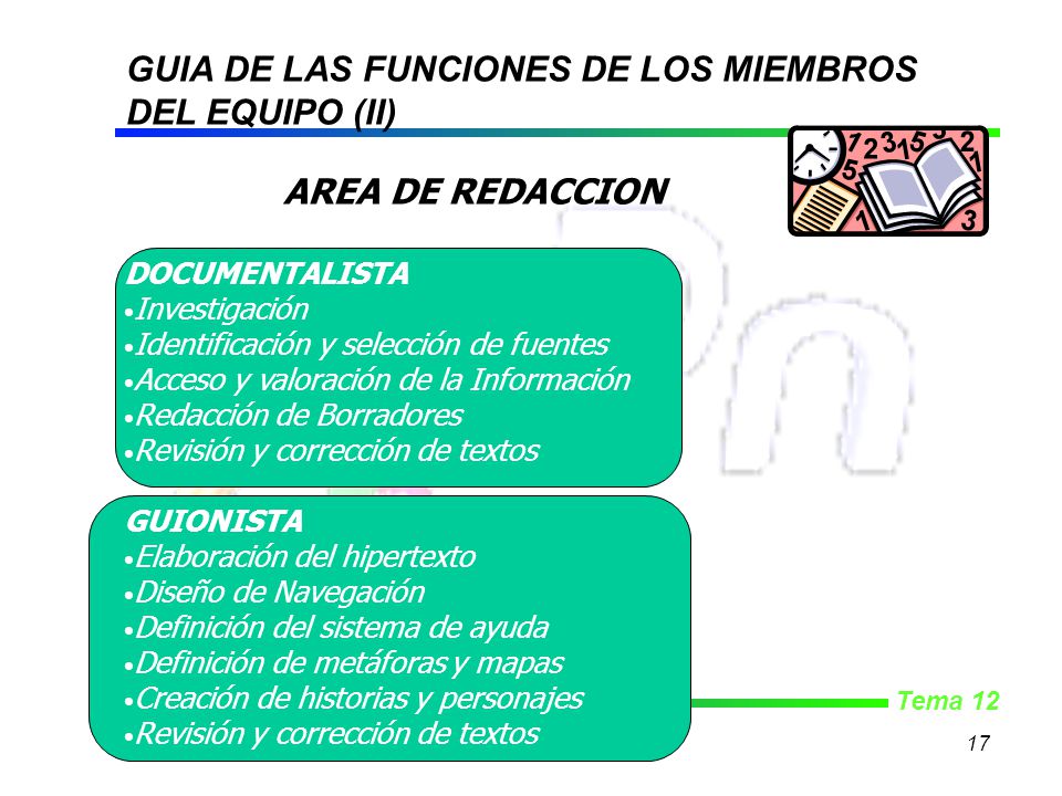 GUIA DE LAS FUNCIONES DE LOS MIEMBROS DEL EQUIPO (II)