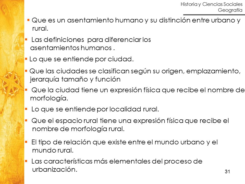 Que es un asentamiento humano y su distinción entre urbano y