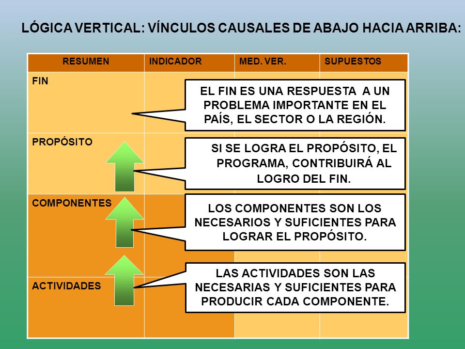SI SE LOGRA EL PROPÓSITO, EL PROGRAMA, CONTRIBUIRÁ AL LOGRO DEL FIN.