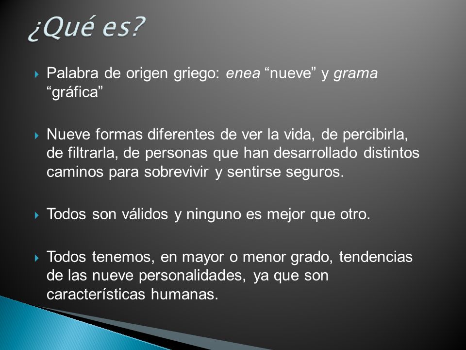 ¿Qué es Palabra de origen griego: enea nueve y grama gráfica