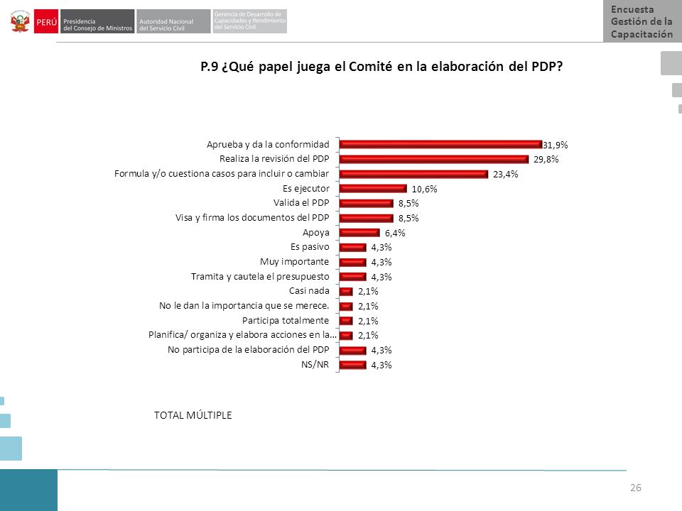P.9 ¿Qué papel juega el Comité en la elaboración del PDP
