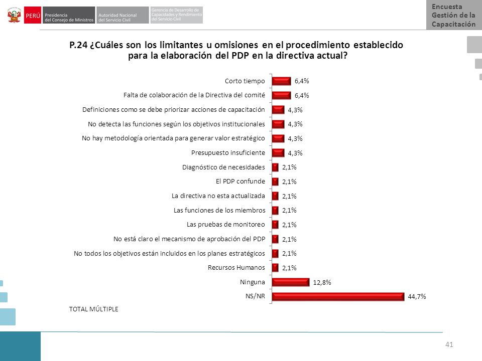 para la elaboración del PDP en la directiva actual