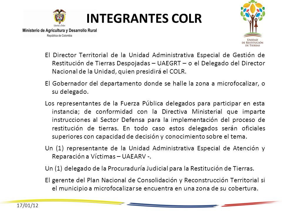 INTEGRANTES COLR