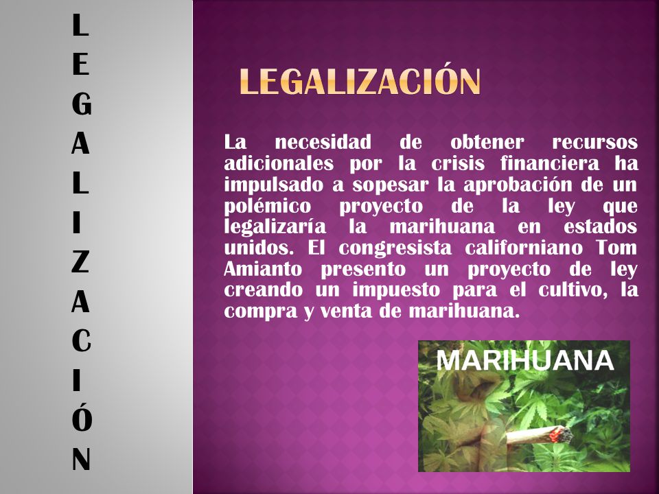 legalización L E G A I Z C Ó N