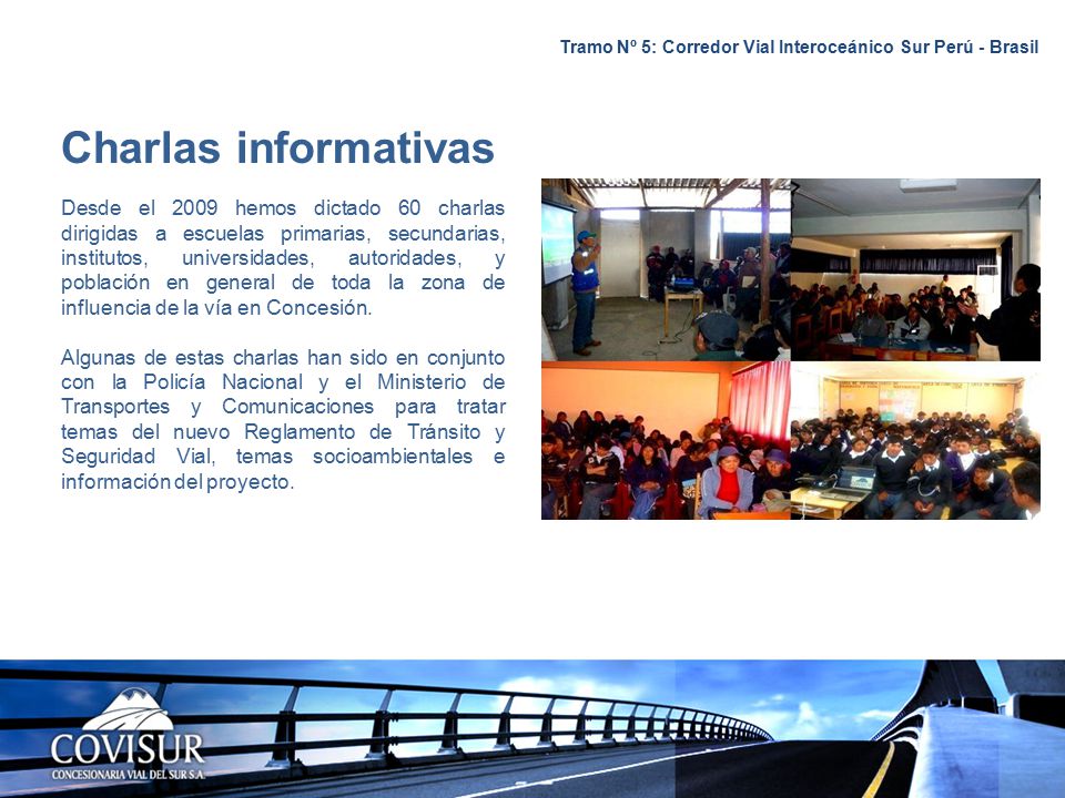 Tramo Nº 5: Corredor Vial Interoceánico Sur Perú - Brasil
