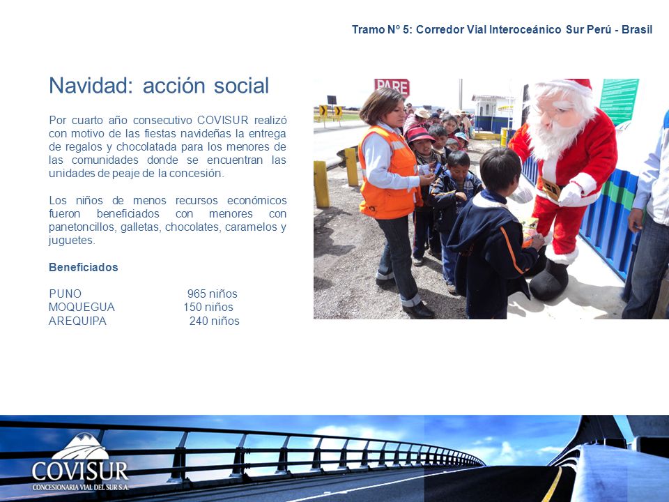 Tramo Nº 5: Corredor Vial Interoceánico Sur Perú - Brasil