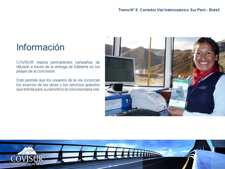 Tramo Nº 5: Corredor Vial Interoceánico Sur Perú - Brasil