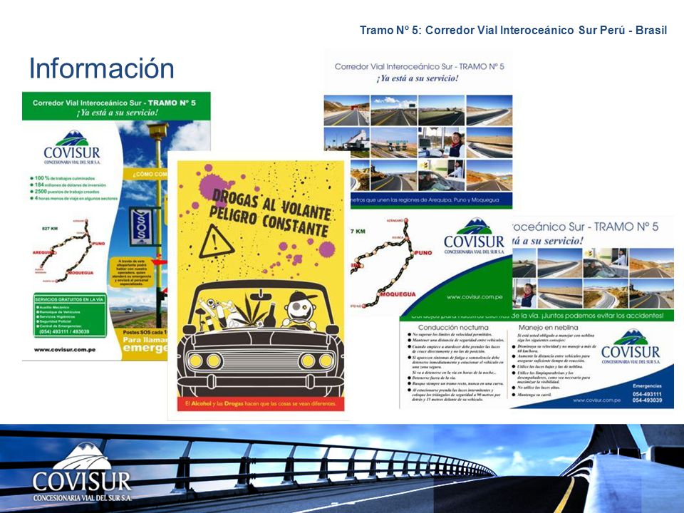 Tramo Nº 5: Corredor Vial Interoceánico Sur Perú - Brasil