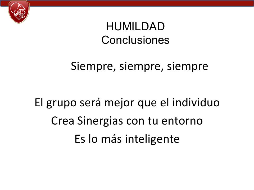 El grupo será mejor que el individuo Crea Sinergias con tu entorno