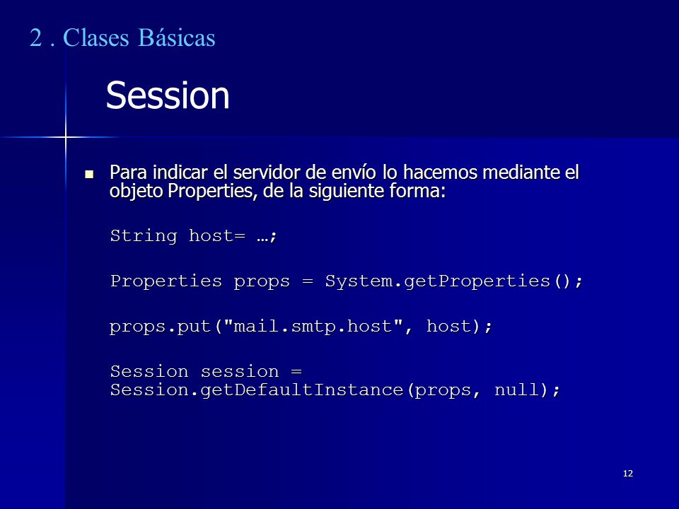 Session 2 . Clases Básicas