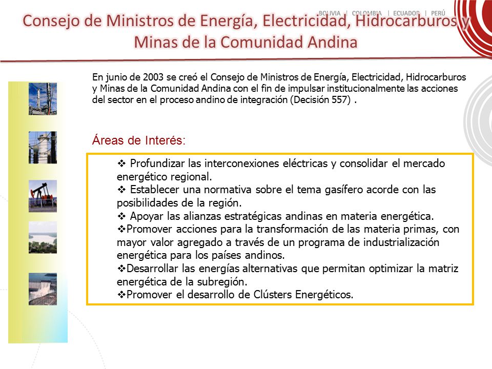 Consejo de Ministros de Energía, Electricidad, Hidrocarburos y Minas de la Comunidad Andina