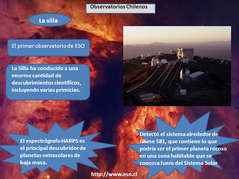 La silla Observatorios Chilenos El primer observatorio de ESO