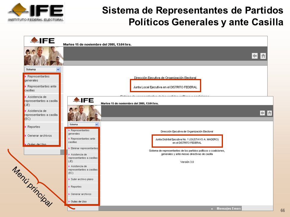 Sistema de Representantes de Partidos Políticos Generales y ante Casilla