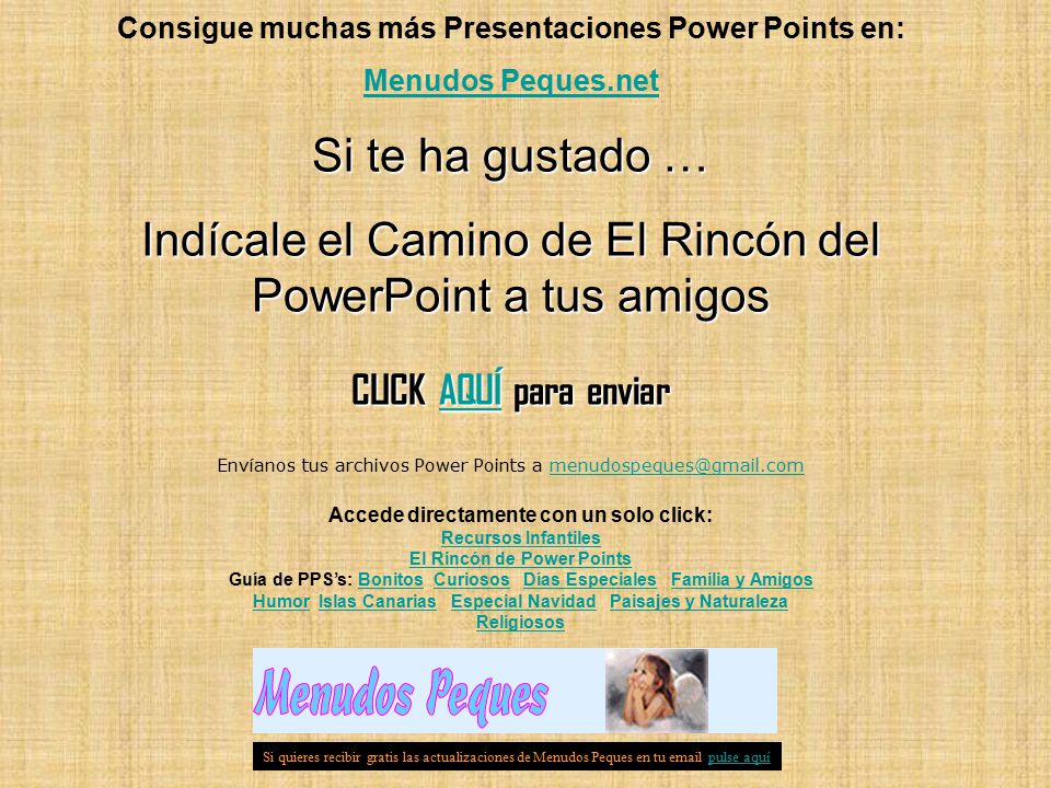 Indícale el Camino de El Rincón del PowerPoint a tus amigos