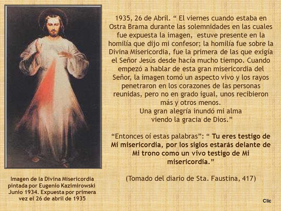 Una gran alegría inundó mi alma viendo la gracia de Dios.