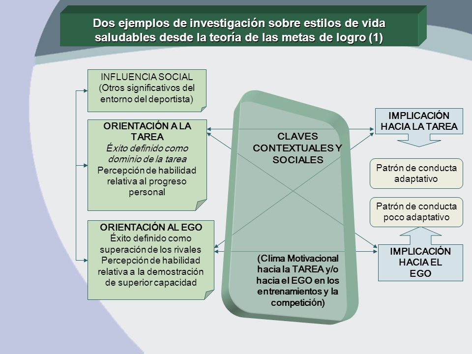 Dos ejemplos de investigación sobre estilos de vida saludables desde la teoría de las metas de logro (1)