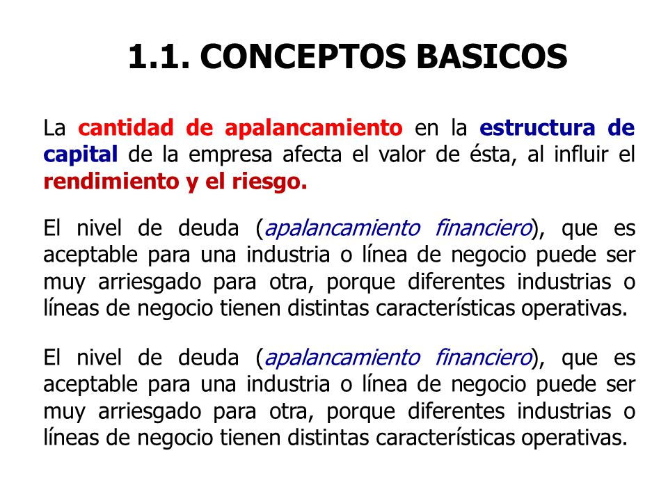 1.1. CONCEPTOS BASICOS