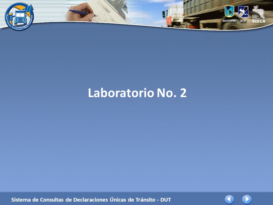 Laboratorio No. 2 Sistema de Consultas de Declaraciones Únicas de Tránsito - DUT