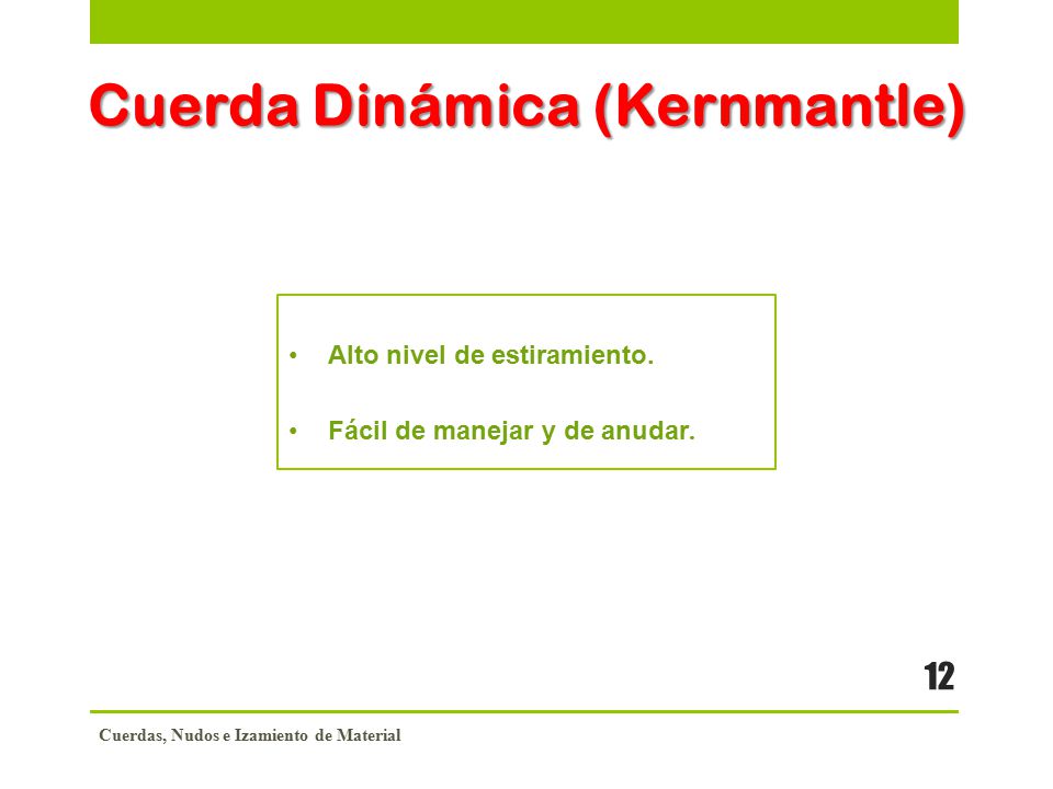 Cuerda Dinámica (Kernmantle)