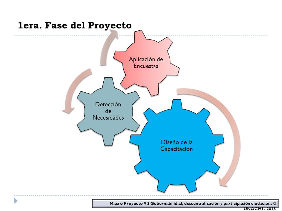 1era. Fase del Proyecto Diseño de la Capacitación. Detección de Necesidades. Aplicación de Encuestas.