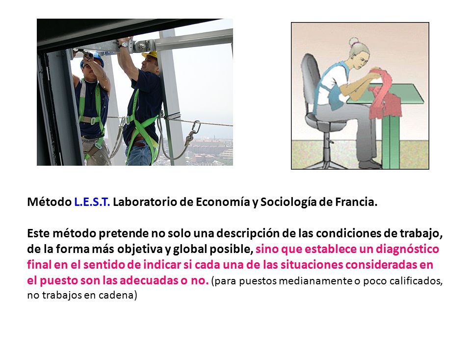 Método L.E.S.T. Laboratorio de Economía y Sociología de Francia.