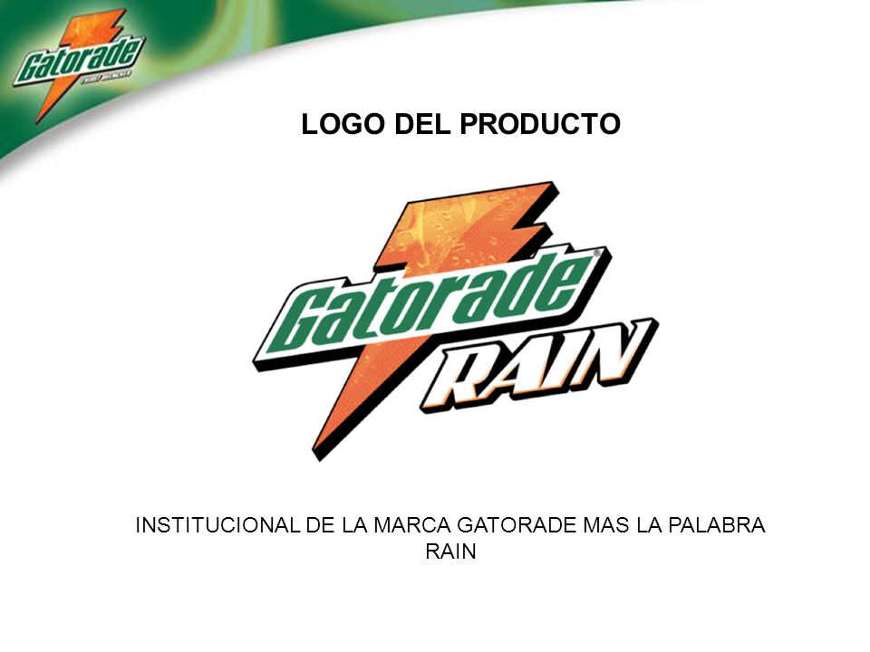 INSTITUCIONAL DE LA MARCA GATORADE MAS LA PALABRA
