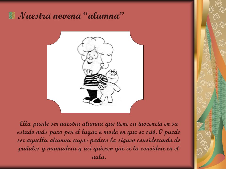 Nuestra novena alumna
