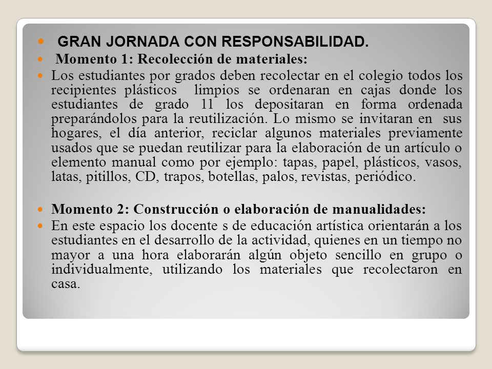 GRAN JORNADA CON RESPONSABILIDAD.