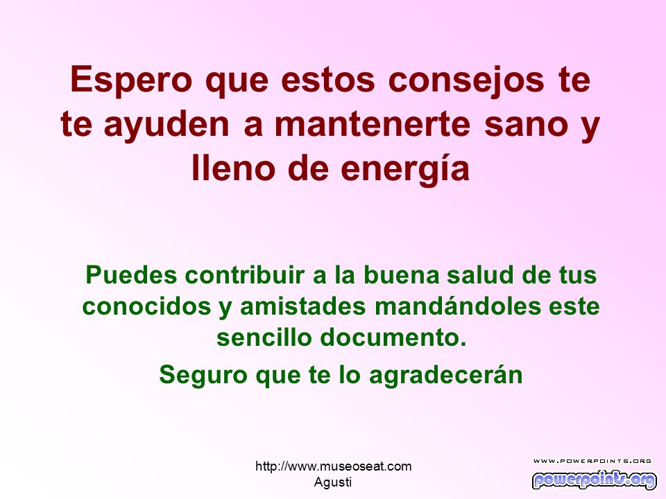 Seguro que te lo agradecerán