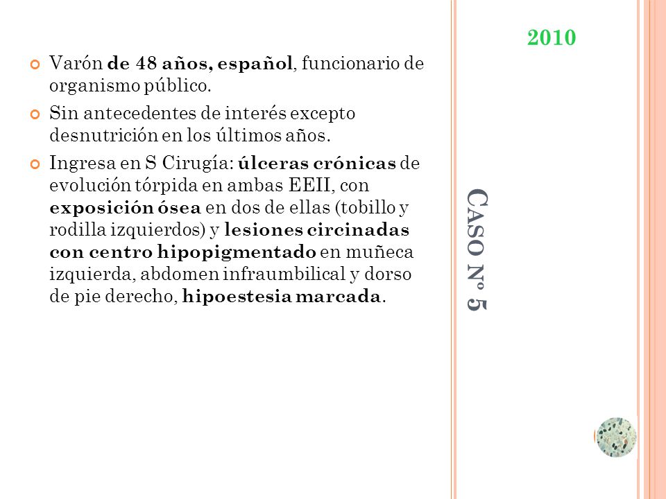 Varón de 48 años, español, funcionario de organismo público.
