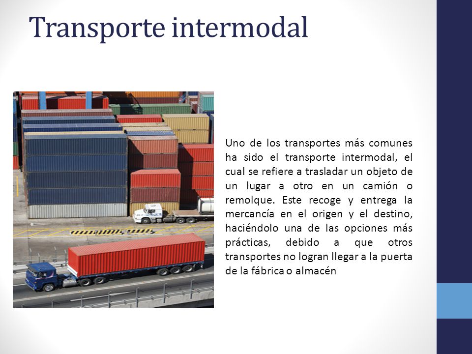 Transporte intermodal