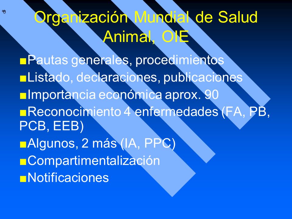 Organización Mundial de Salud Animal, OIE