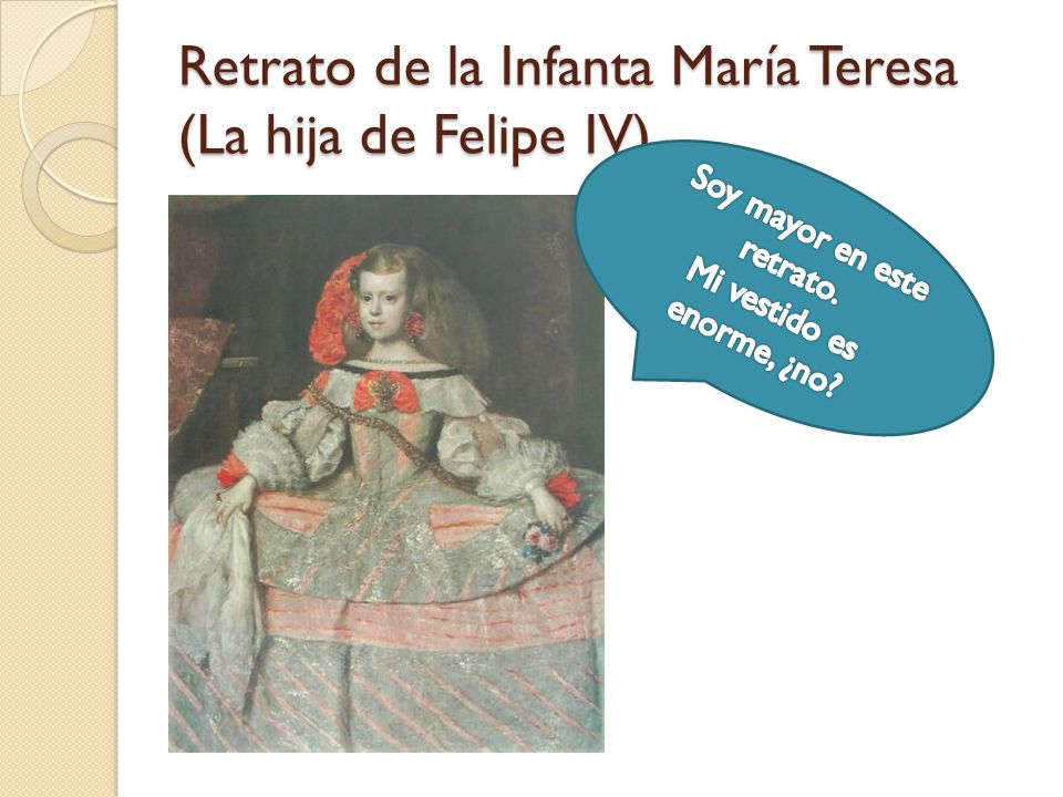Retrato de la Infanta María Teresa (La hija de Felipe IV)