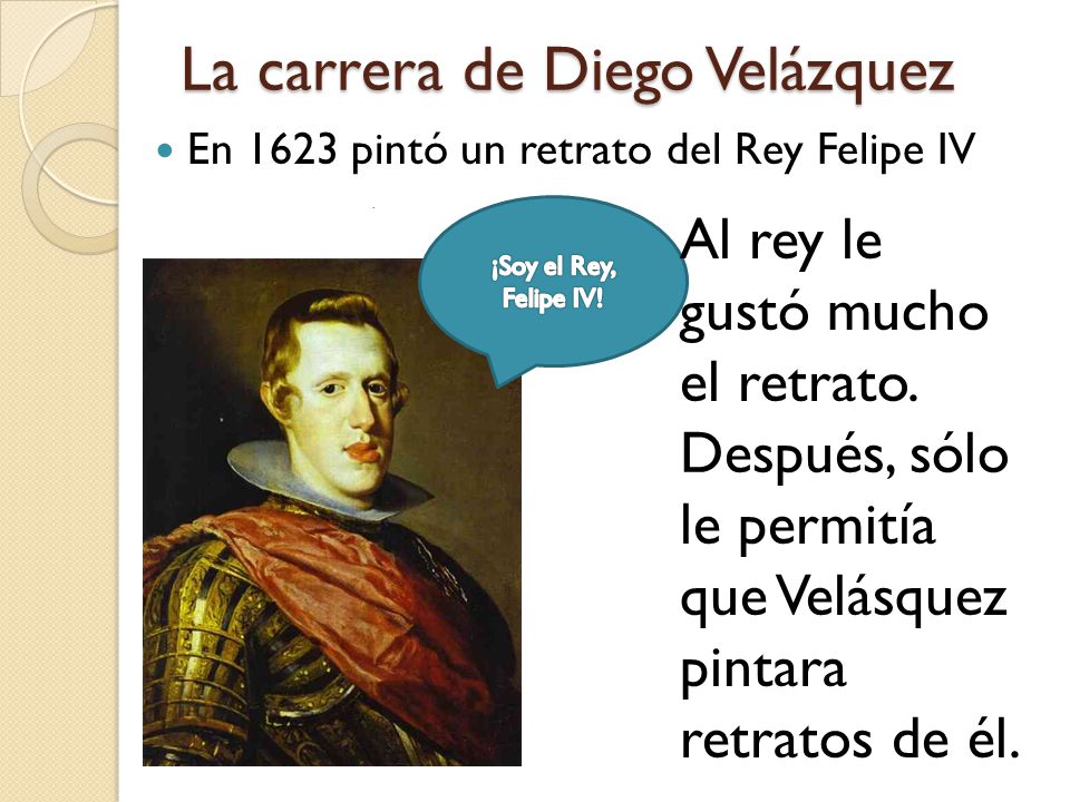 La carrera de Diego Velázquez