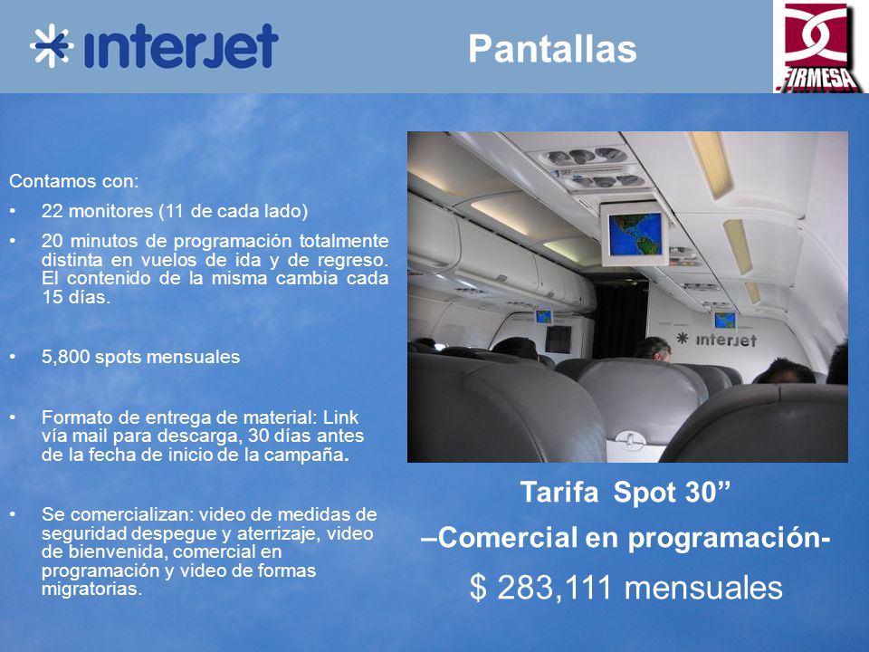 –Comercial en programación-