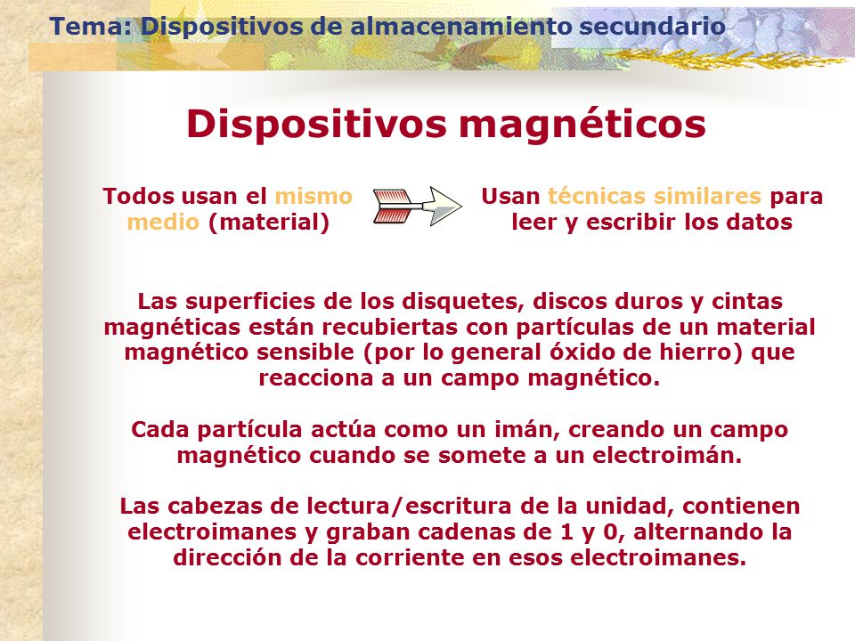 Dispositivos magnéticos